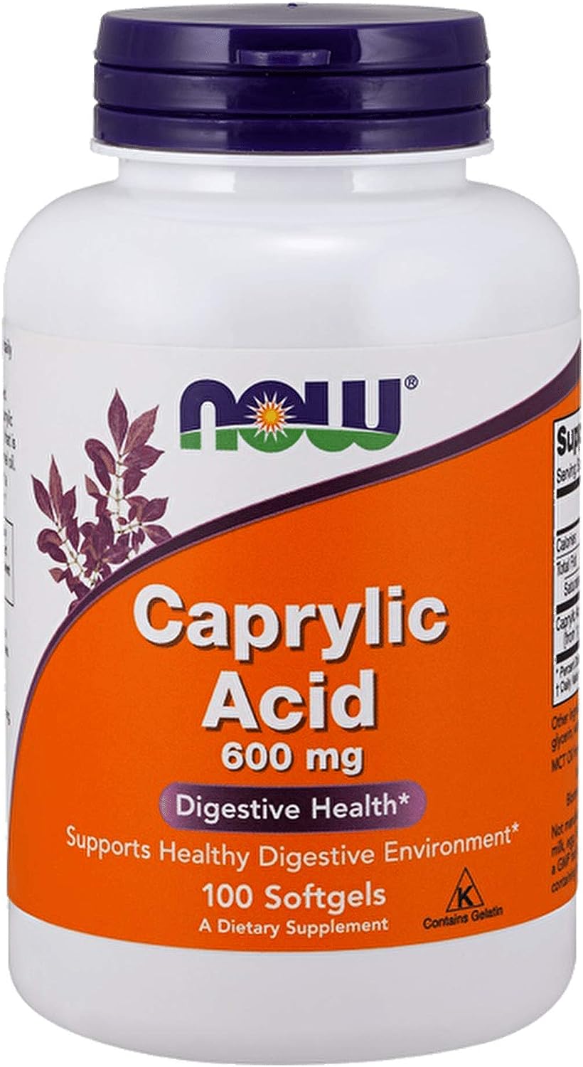 NOW Foods Caprylic Acid 600 mg…
