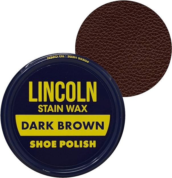 Lincoln Shoe Polish Wax - 2-1/8 oz Made in USA
