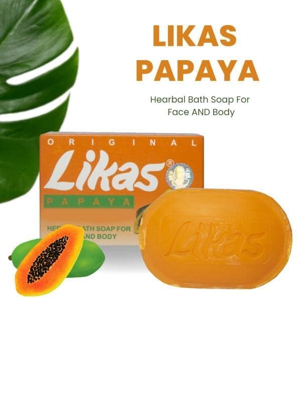 Likas Original Papaya herbal Soap, 1 Cou…
