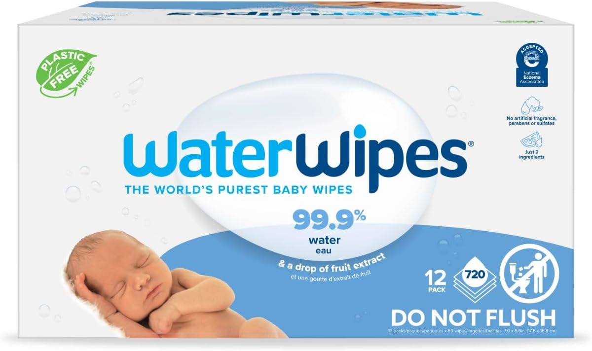 WaterWipes Sensitive Baby Wet Wipes, Nat…