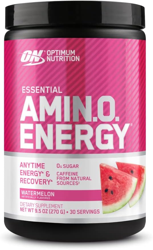 Optimum Nutrition Amino Energy with Green Tea and Green Coffee Extract, Flavor: Watermelon, 30 Servi