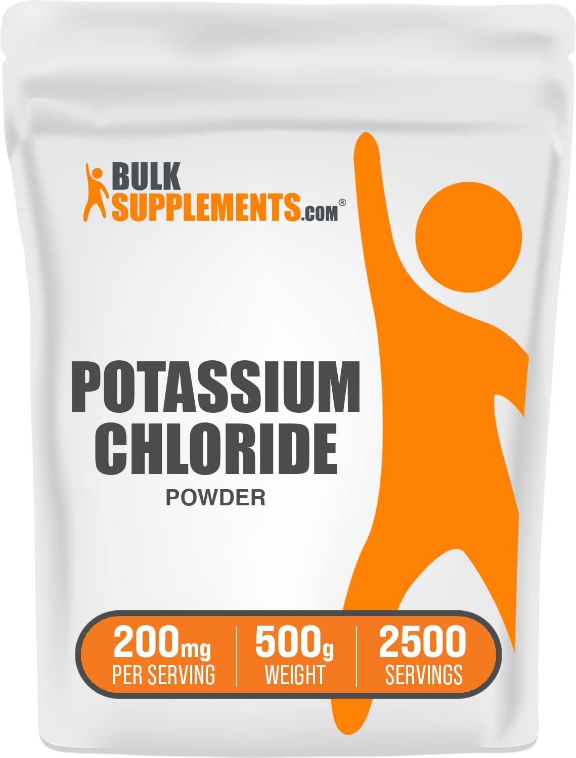 BulkSupplements Potassium Chloride Powder - Potassium S