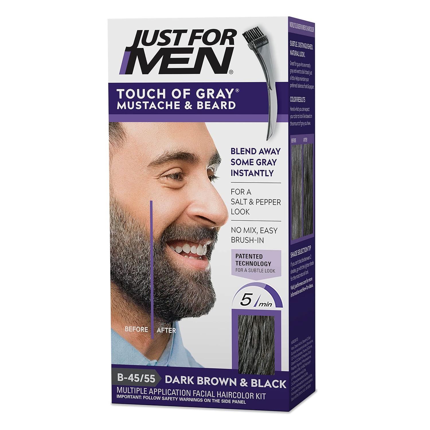 Just For Men Touch of Gray Mustache & Beard, Beard 