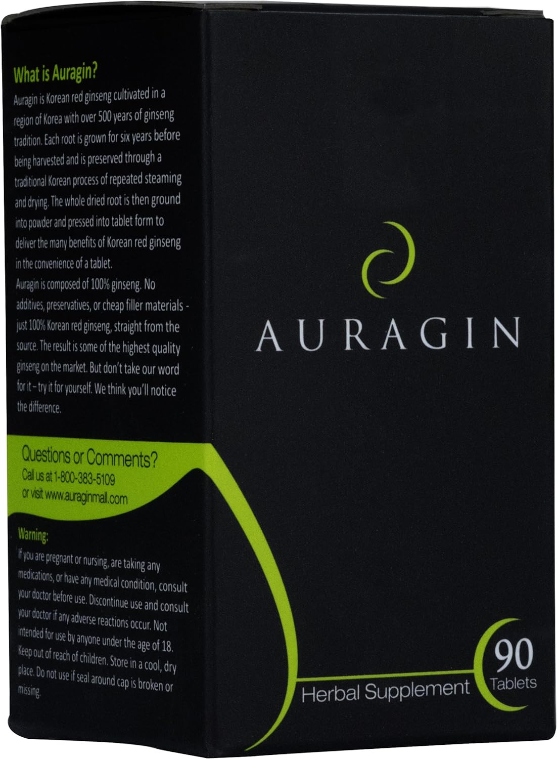 Auragin® Authentic Korean Red Ginseng – Made in Kore