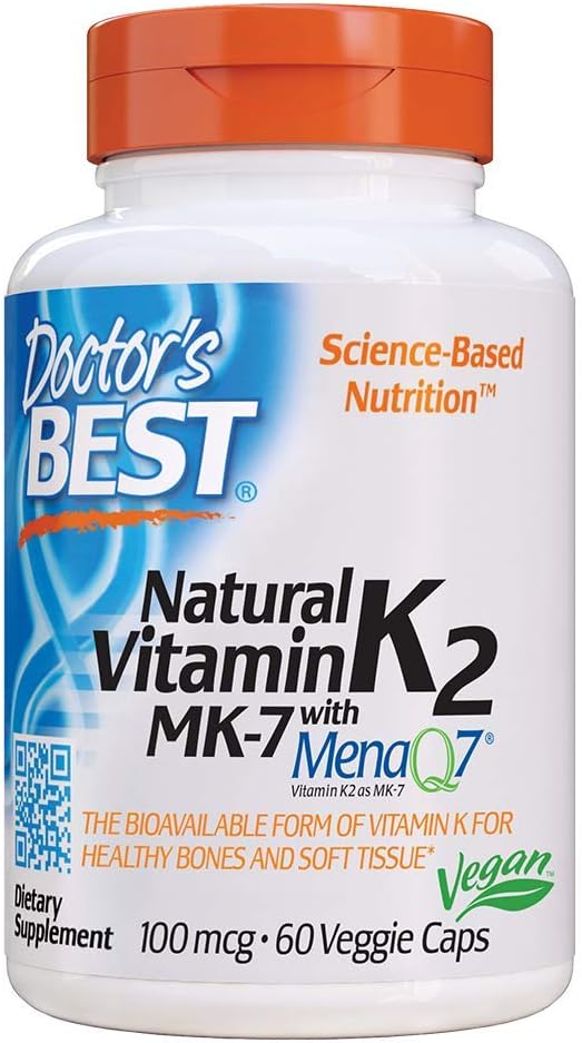 Doctor's Best Natural Vitamin K2 Mk-7 wi…