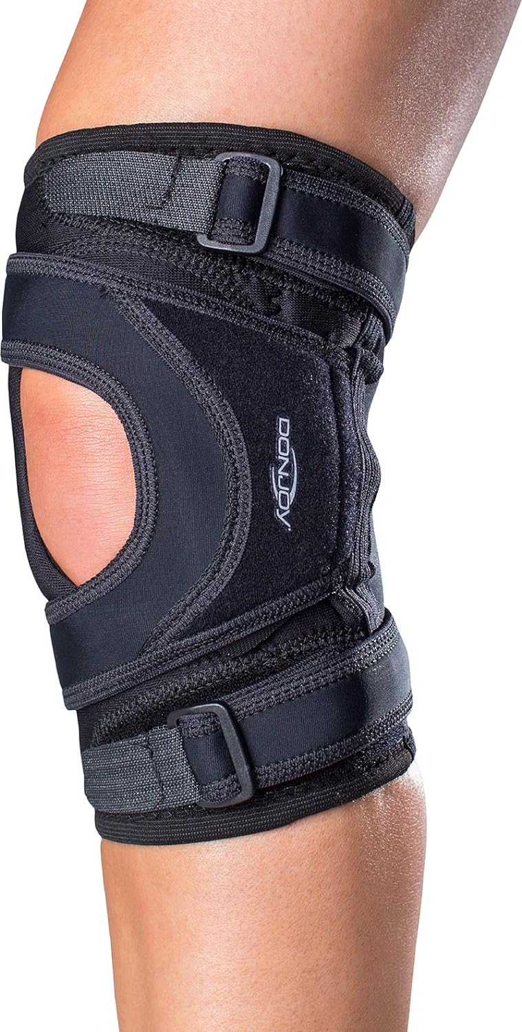 DonJoy Tru-Pull Lite Knee Support Brace: Right Leg, Medium