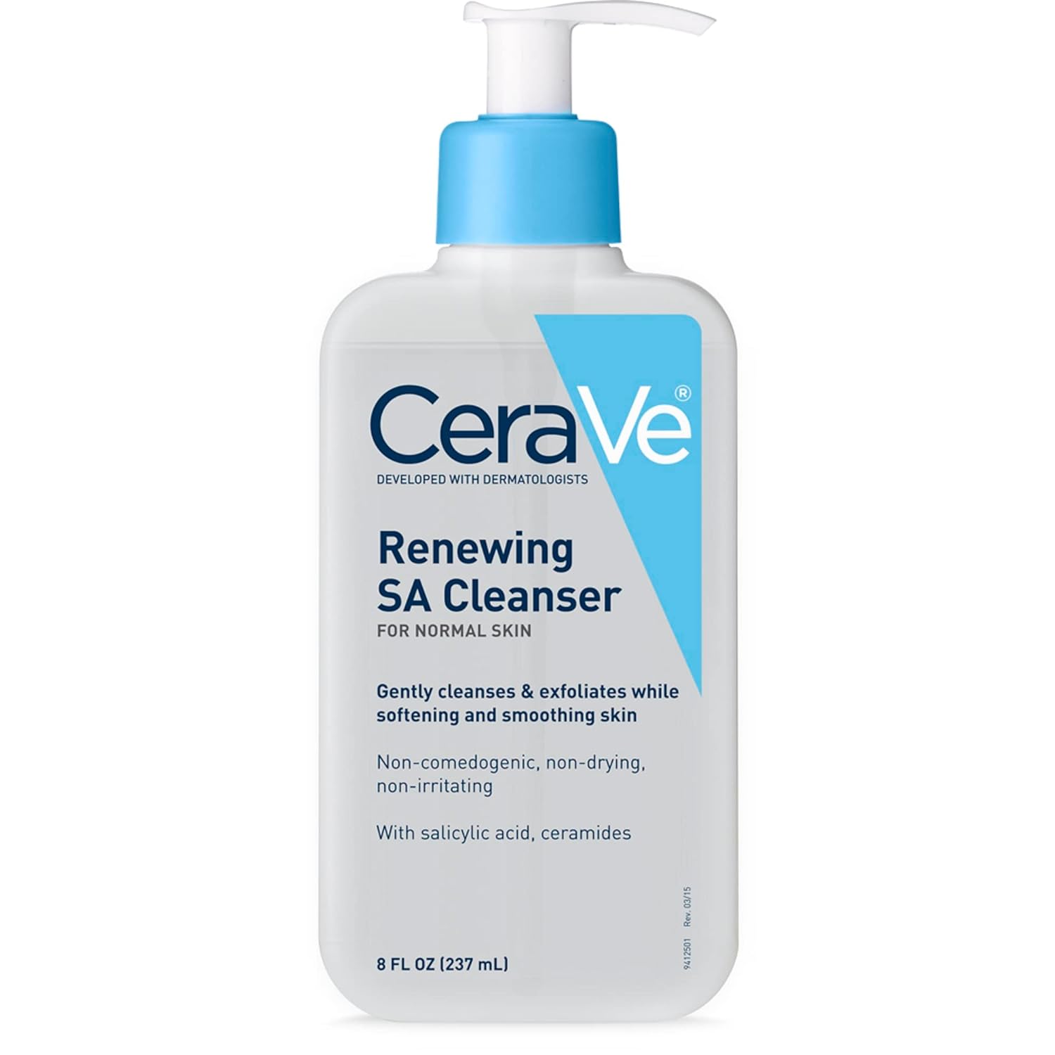 CeraVe SA Cleanser | Salicylic Acid Cleanser with Hyalu