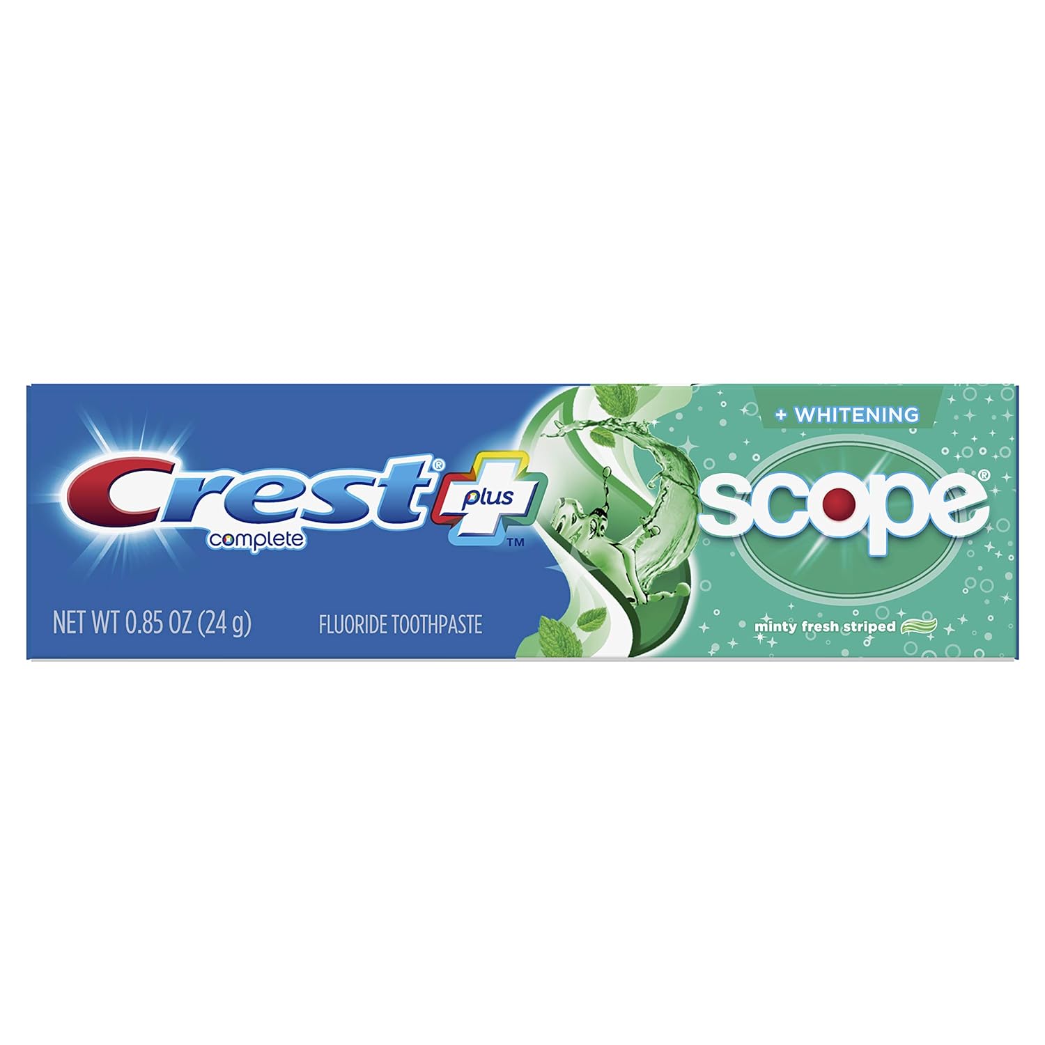 Crest + Scope Complete Whitening Toothpaste, Minty Fres