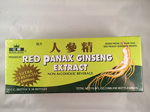 Royal King - Red Panax Ginseng Extract 6000mg (30 Vials X 10ml) - 2 Boxes