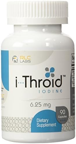 RLC Labs i-Throid IODINE 6.25 mg-- 90 Capsules by RLC Labs