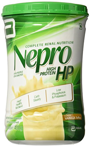 Abbott Nepro HP Powder Vanilla - Carb Steady Nutrition High Energy Feed - Vanilla 400 gms