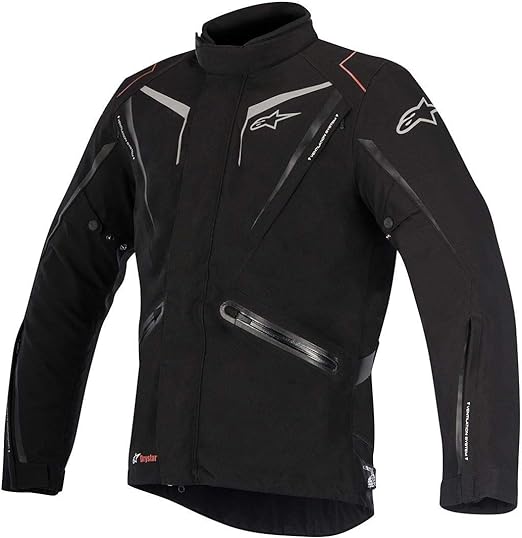 Alpinestars Men's Yokohama Drystar Motorcycle Jacket, Black, Large