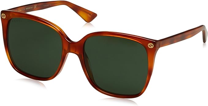 Sunglasses Gucci GG 0022 S- 002 002 AVANA / GREEN / AVANA