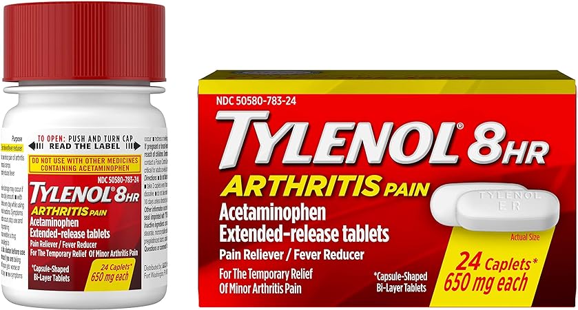 Tylenol 8 Hour Arthritis Pain Tablets with Acetaminophe