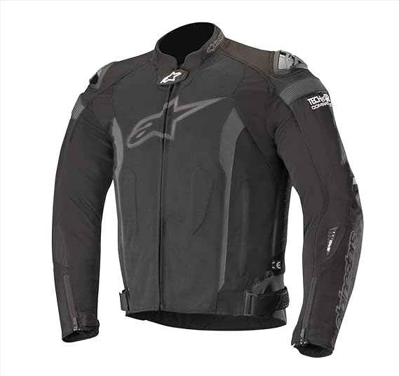Alpinestars Men's T-Missile Air Motorcycle Jacket Tech-Air Compatible, Black/Black