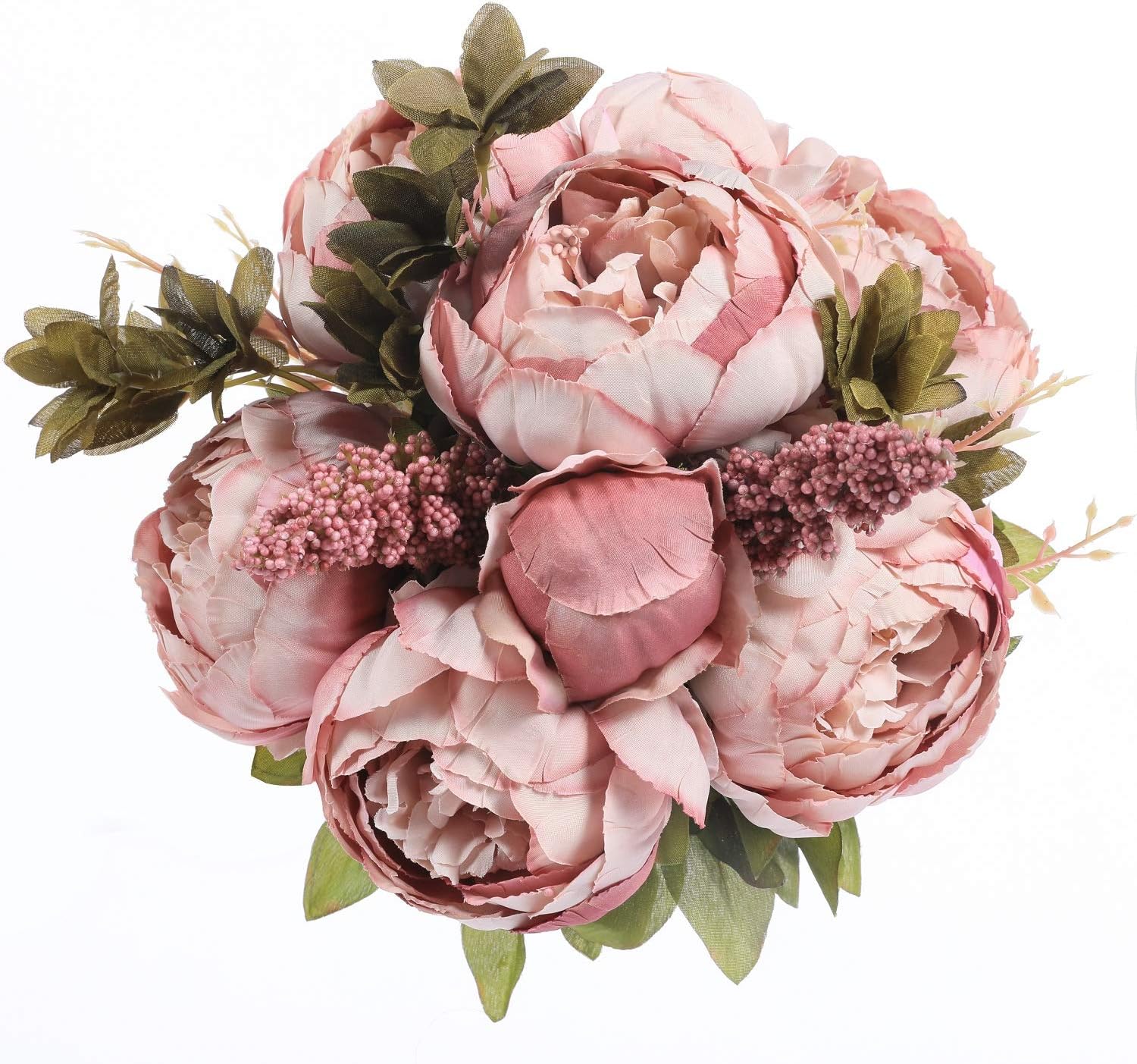 Luyue Vintage Artificial Peony Flowers F…