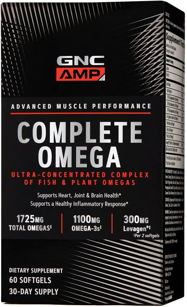 GNC AMP Complete Omega, 60 Sof…