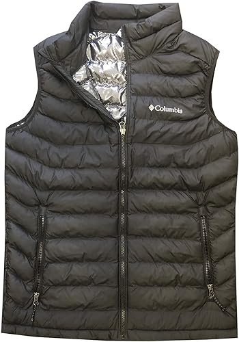 Columbia Mens White Out Omni-Heat Puffer Vest