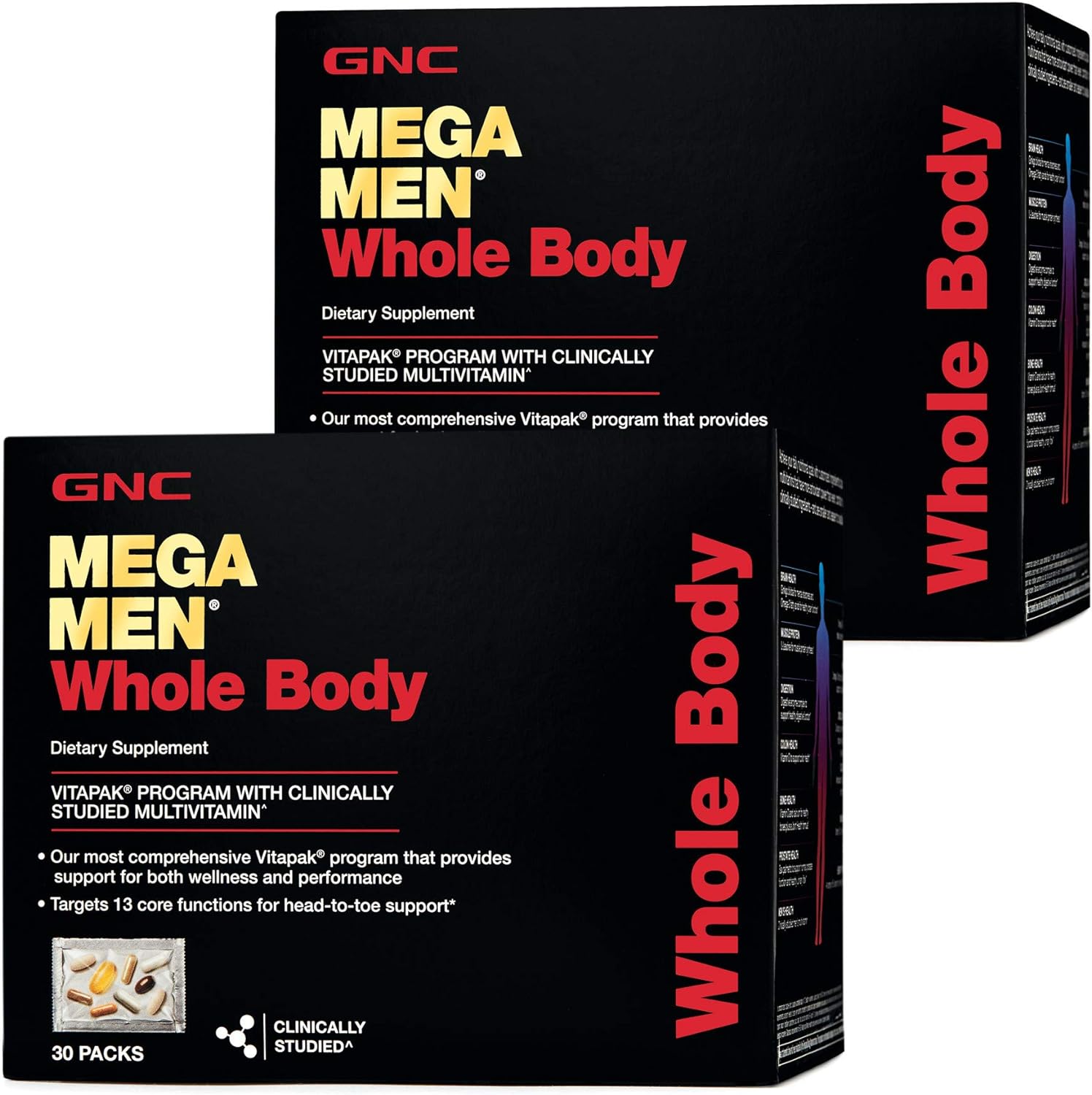 GNC Mega Men Whole Body Vitapak Capsule,…