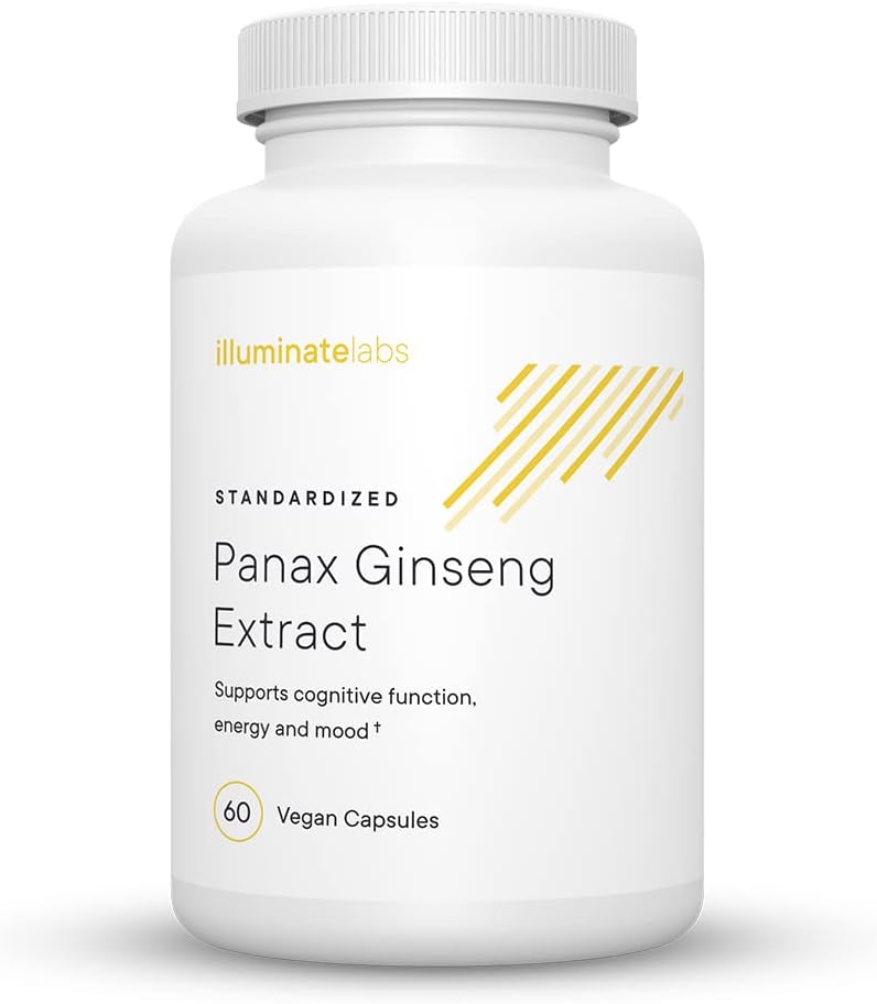 Illuminate Labs Panax Ginseng Extract Capsules | 200 mg