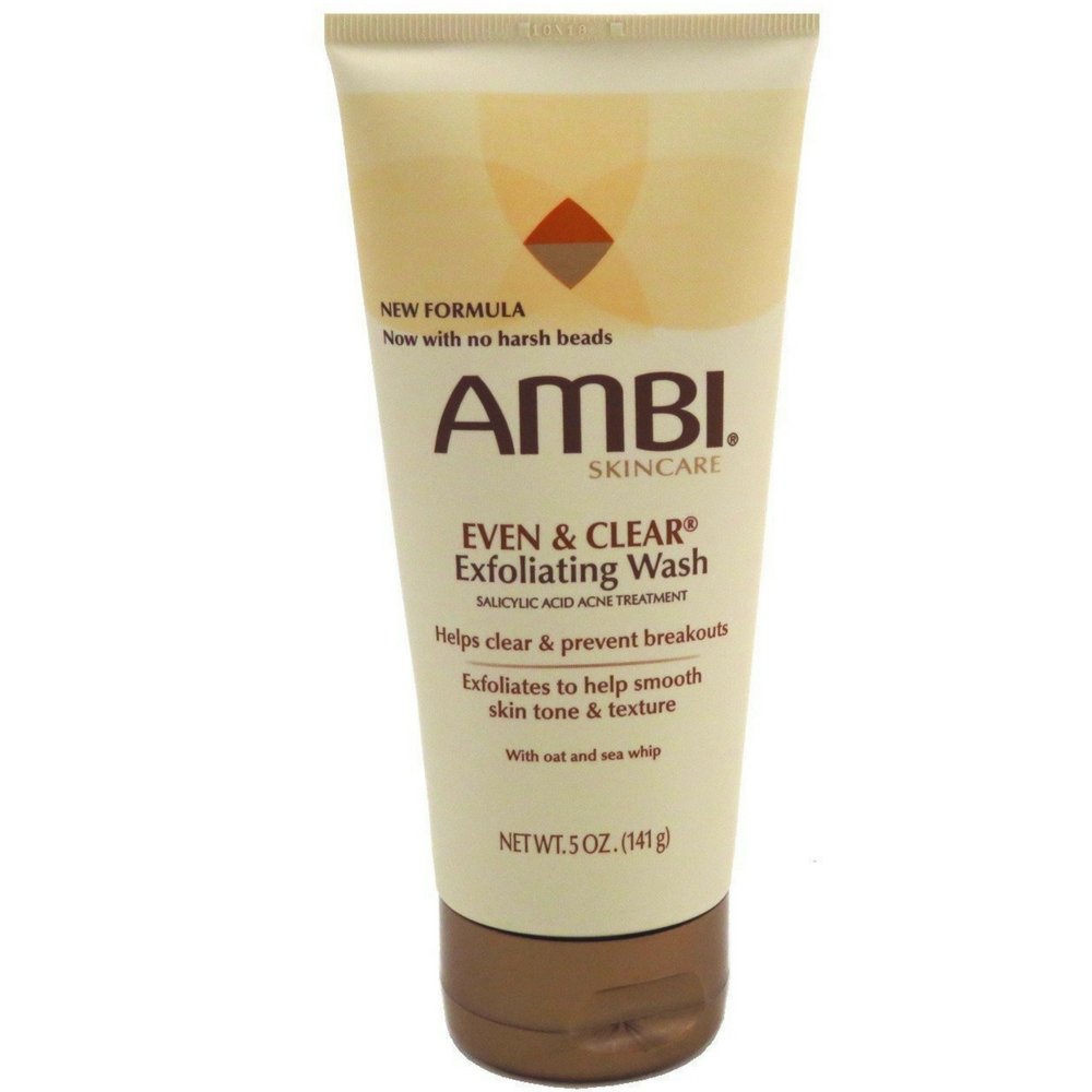 Ambi Even & Clear Exfoliating Wash 5 oz(Pack of 2)