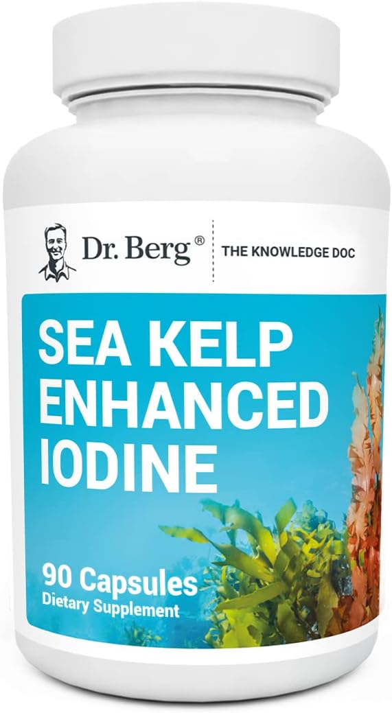 Dr. Berg's Sea Kelp Enhanced - Pure Healthy Thyroid Sup