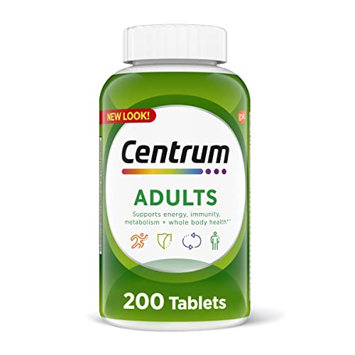 Centrum Adult Multivitamin/Multimineral Supplement with Antioxidants, Zinc, Vitamin D3 and B Vitamin