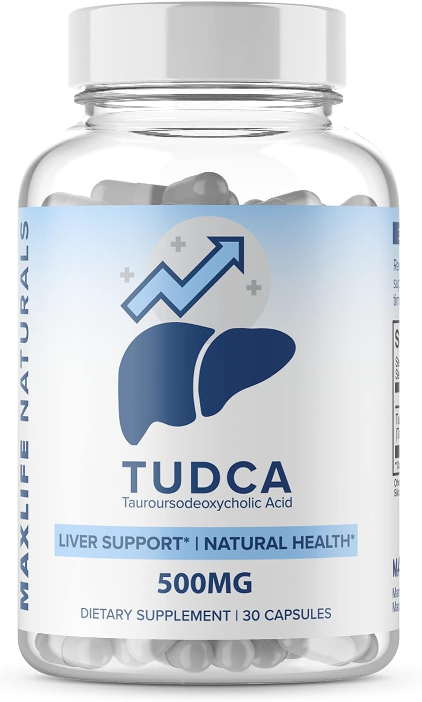 Tudca Liver Support Supplement - Tudca 500mg 30 Serving