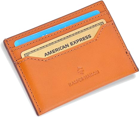 Kasper Maison Vegetable Tanned Leather minimalist wallet
