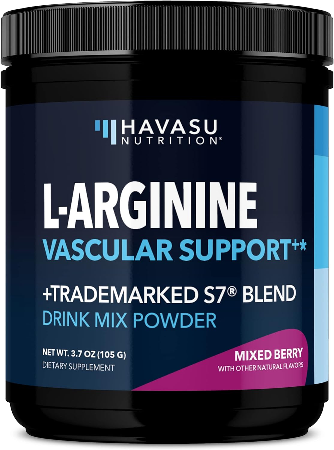 HAVASU NUTRITION L Arginine Powder | L-Arginine L-Citrulline Organic Beet Root and S7 Plant-Based In