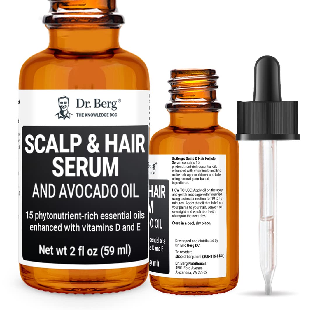Dr Berg's (All In One) Hair Growth Serum w/ Jojoba Oil 