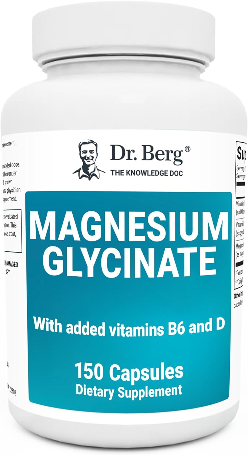 Dr. Berg's Magnesium Glycinate 400mg - Fully Chelated M