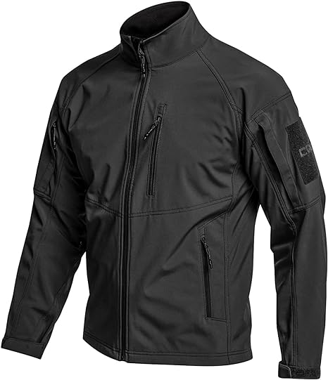 CQR Men's Covert Softshell Military Jacket