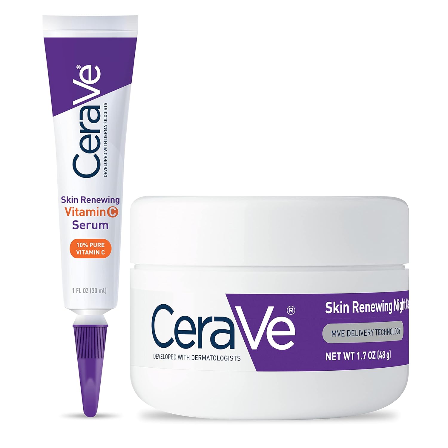 CeraVe Vitamin C Serum and Night Cream S…