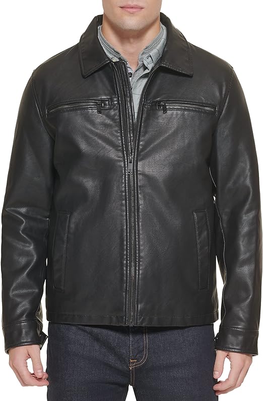 Dockers Men's James Faux Leather Jacket