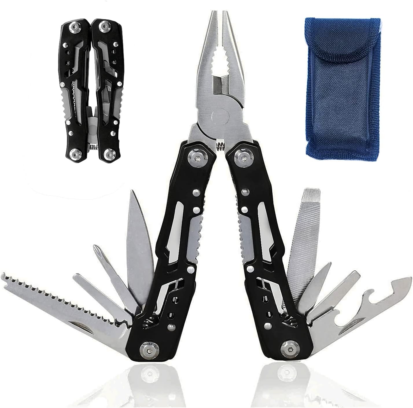 Multitool with Pocket Knife Safety Lock,…