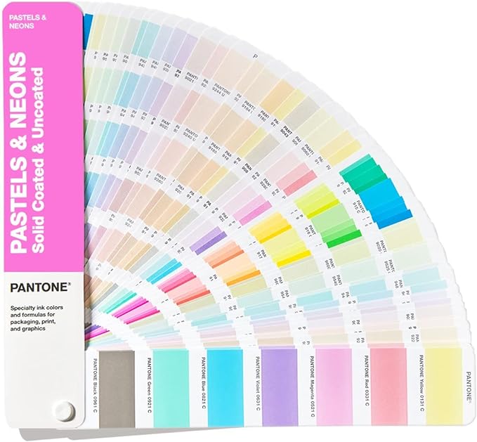 Pantone Pastels & Neons Guide | Coated & Uncoated | More Colors Give You More Choices for Gr