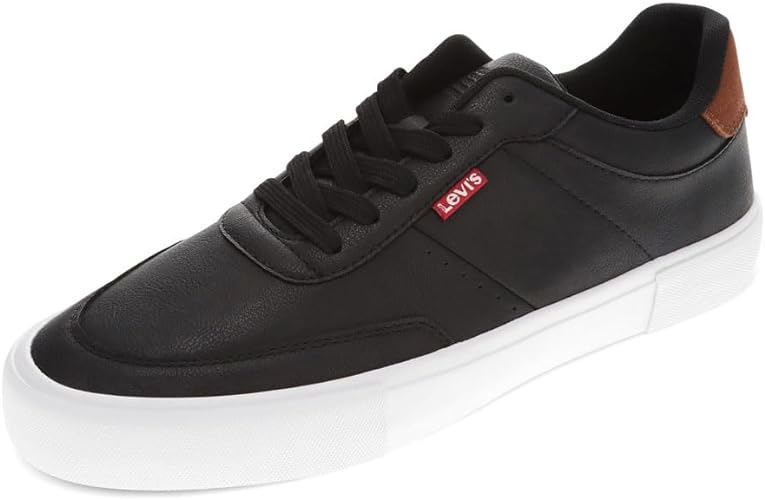 Levis Mens Munro NM Vegan Synthetic Leather Casual Lace Up Sneaker Shoe