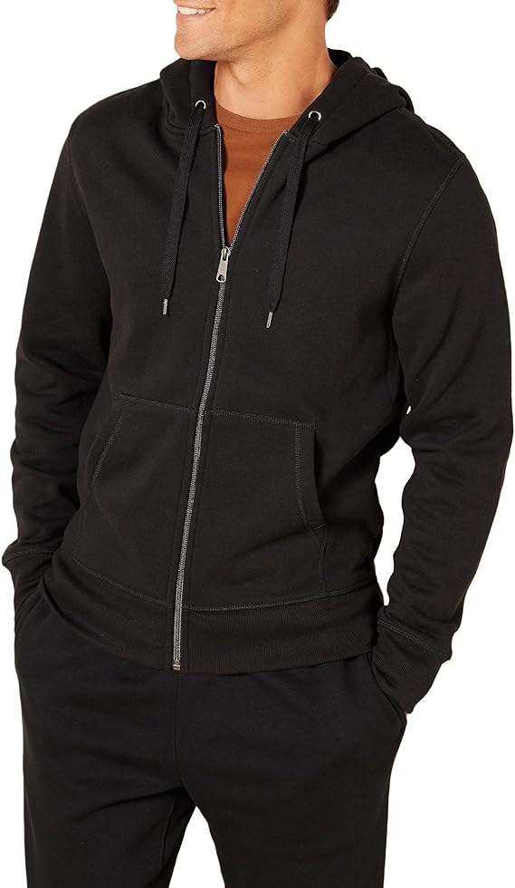 Amazon Essentials Men's Full-Zip Hooded Fleece Sweatshi