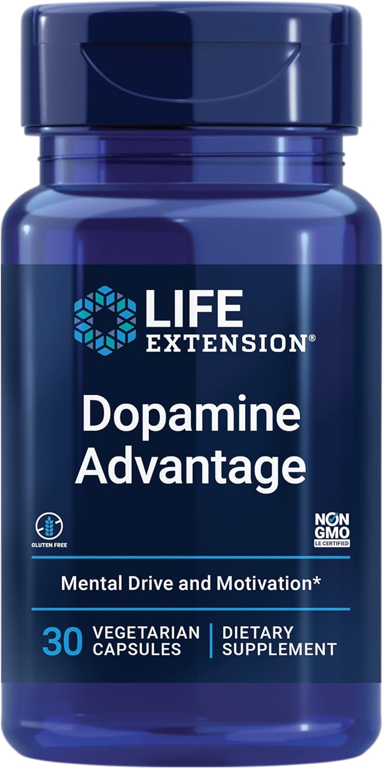 Life Extension Neuro-mag Magnesium L-threonate for Brain Health, Memory & Attention with Dopamin
