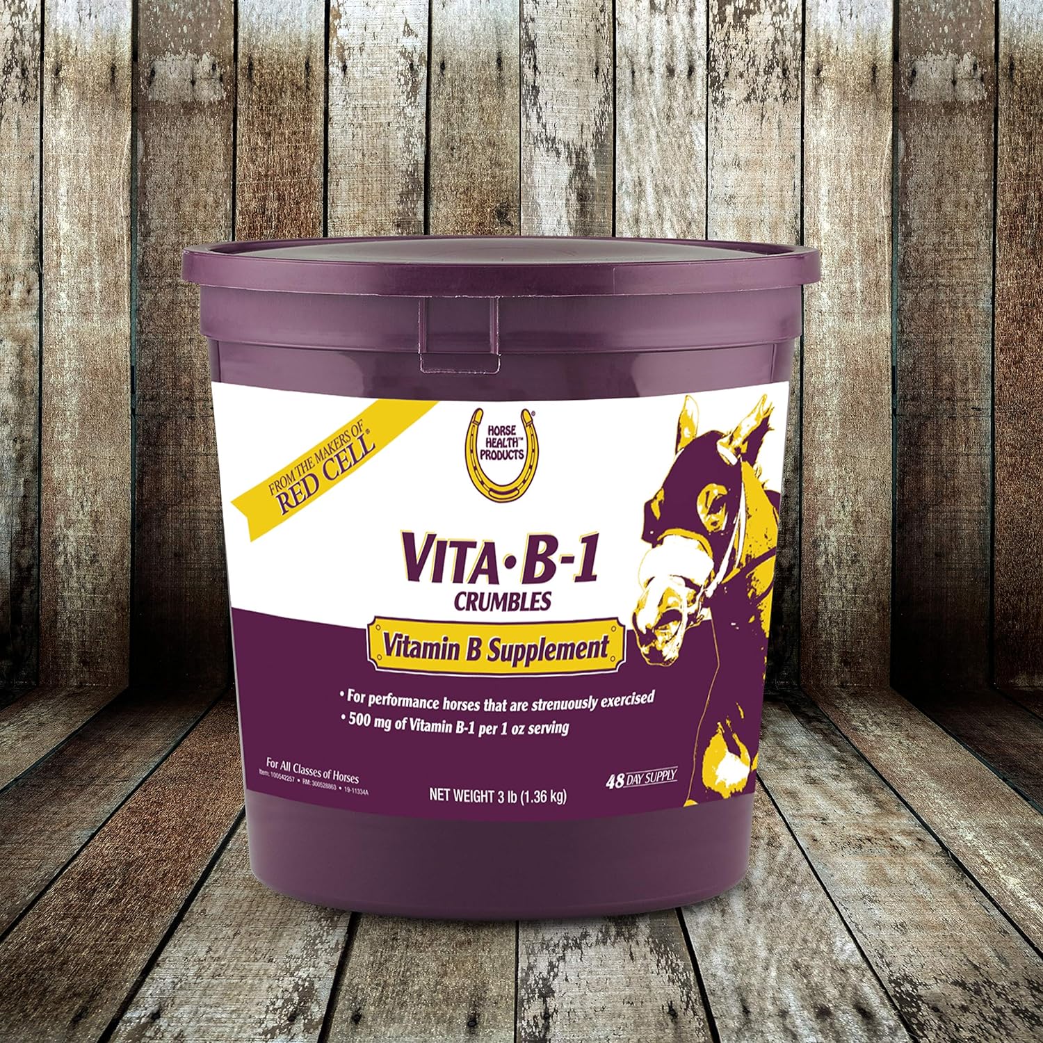 Horse Health Vita B-1 Crumbles Supplement for Horses, Supports optimal muscle activity and metabolis