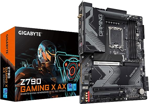 GIGABYTE Z790 Gaming X AX (LGA 1700/ Intel/ Z790/ ATX/ DDR5/ M.2/ PCIe 5.0/ USB 3.2 Gen2X2 Type-C/In