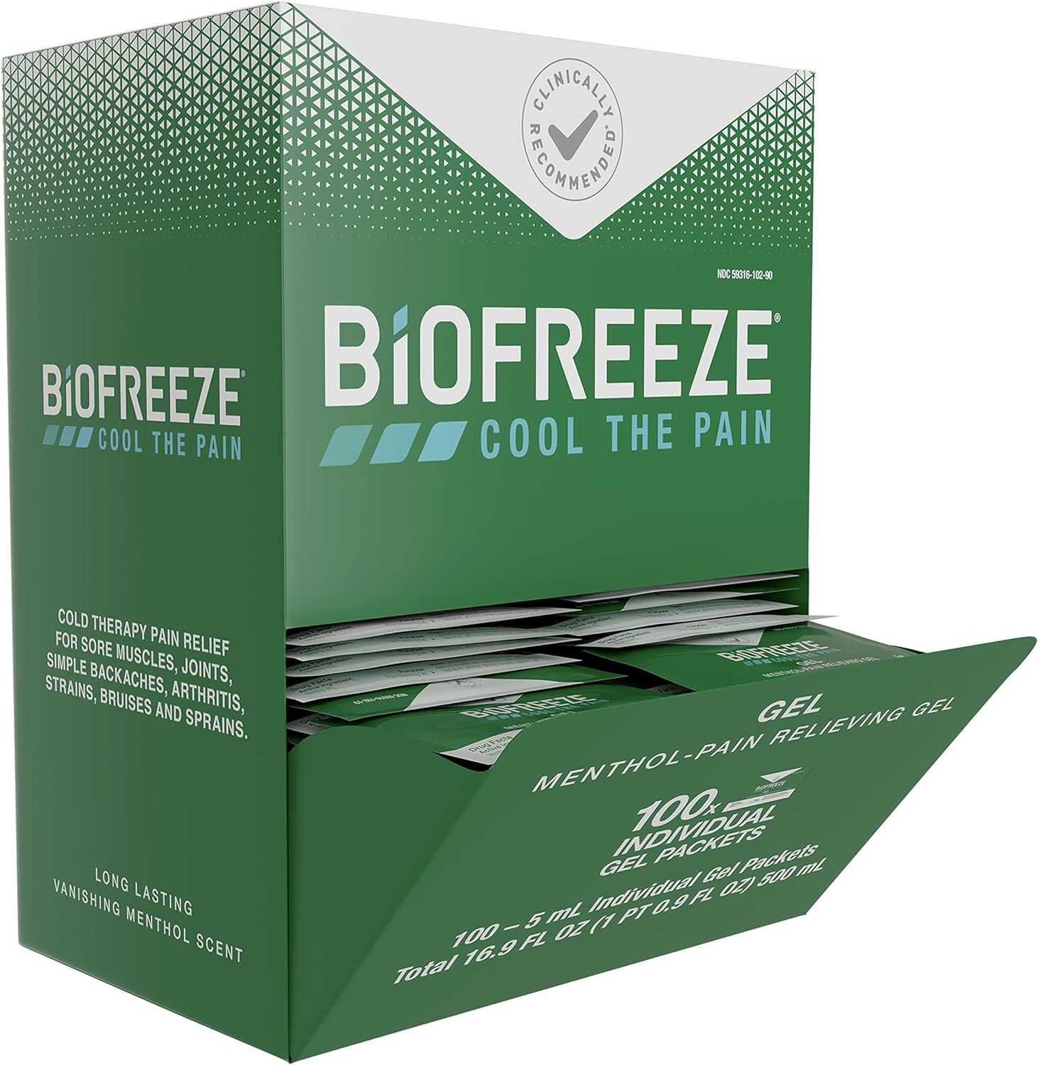 Biofreeze Pain Relief Gel for Arthritis, Fast Acting an