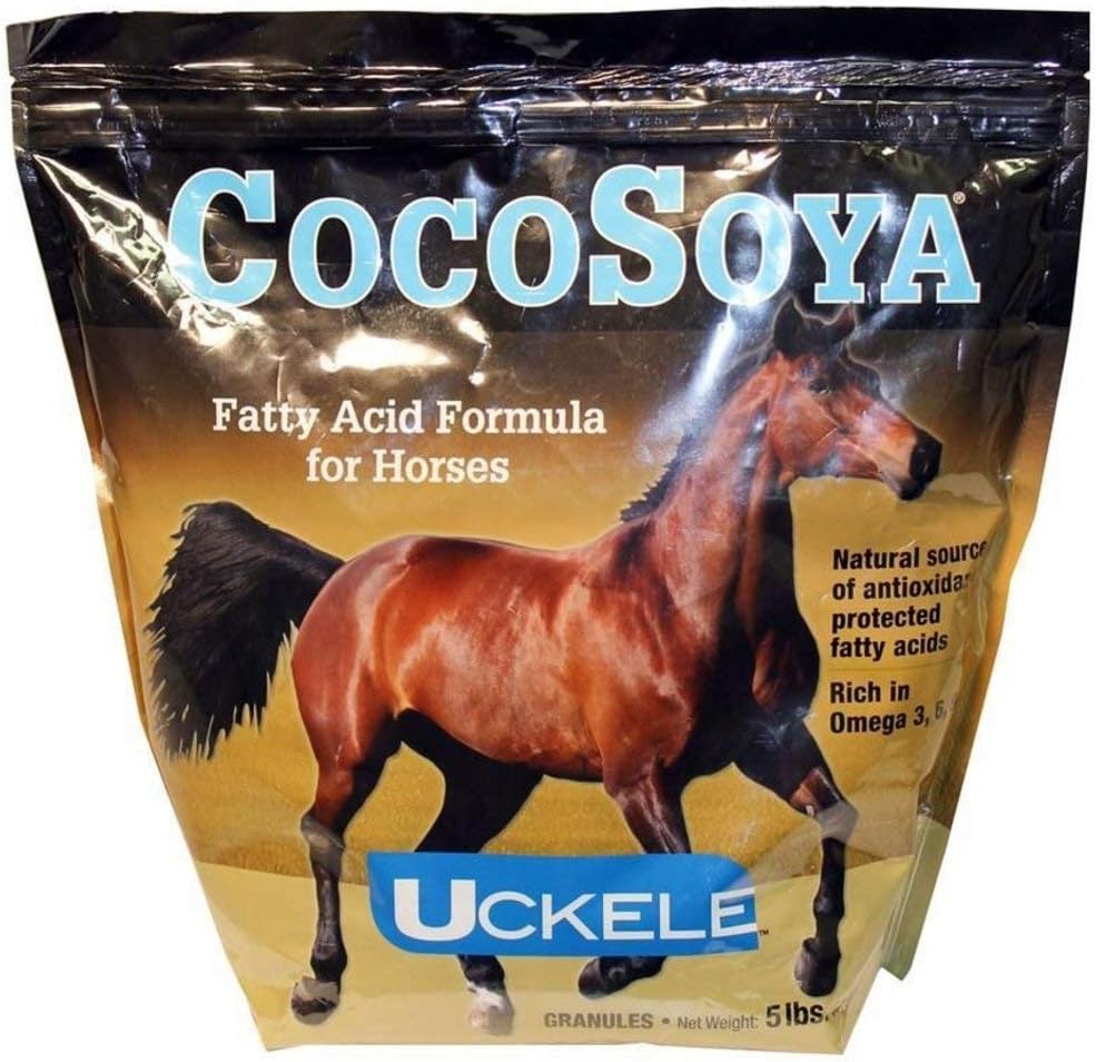 Uckele CocoSoya Granular Horse Supplement - Omega Fatty Acid Supplement for Horses - Equine Vitamin 