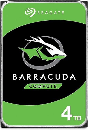 Seagate BarraCuda 4TB Internal Hard Drive HDD – 3.5 I