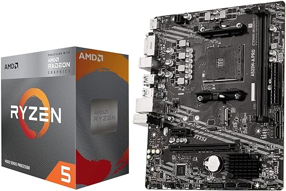 AMD Ryzen 5 4600G 6-Core 12-Thread Unlocked Desktop Pro
