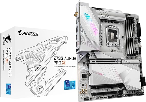 GIGABYTE Z790 AORUS PRO X (LGA 1700/ Intel/ Z790 X/ATX/ DDR5/ 5* M.2/ PCIe 5.0/ USB 3.2 Type-C/Wi-Fi