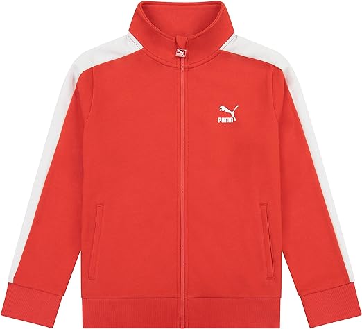 PUMA Boys' T7 Core French Terry Track Jacket