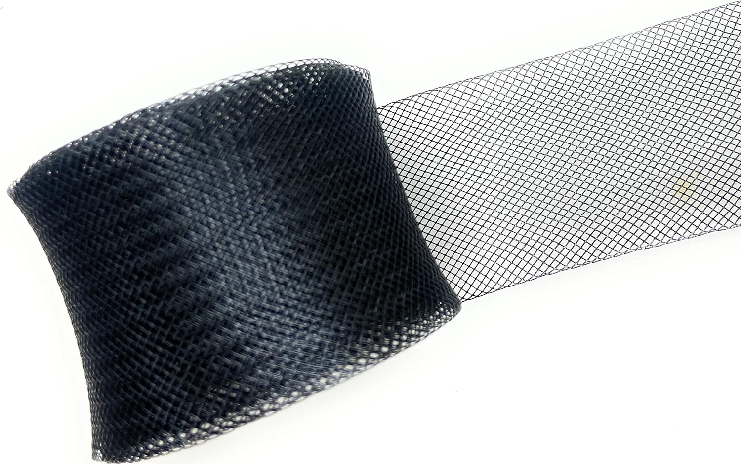 Stiff Black Horsehair Braid, Quality Polyester .5"