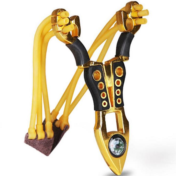 3 way powerful outdoor compass slingshot with bullets